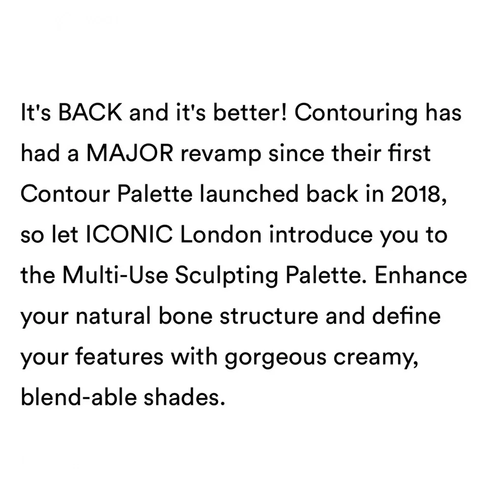 ICONIC LONDON Multi-Use Sculpting Palette